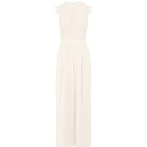 ApartFashion Apart overall met kanten bovenstuk, Crème, 36