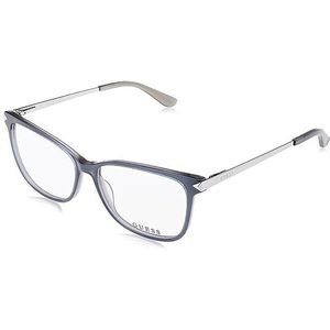 Guess Damesbril, glanzend lichtblauw, 54/14/140