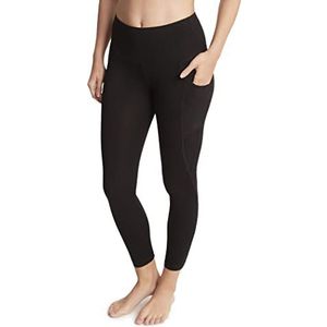 Jockey Women's Cotton Stretch Basic 7/8 Legging with Side Pocket