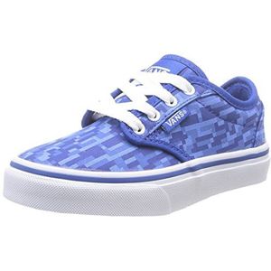 Vans Y Atwood, Hi-Top Sneakers voor kinderen, Blauwe Digi Aarde Wa, 44.5 EU