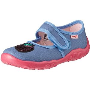 superfit BONNY meisjes Slipper, Blauw/felroze 8030, 25 EU