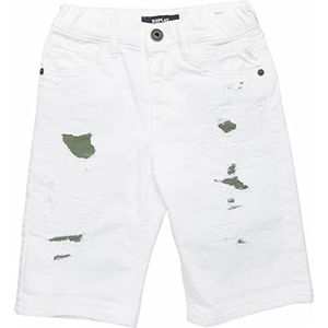 Replay THAD jeansshorts, 001 wit, 4A, 001, wit, 4 Jaar