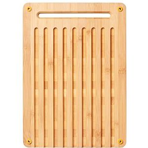 Fiskars Bamboe snijplank, Functional Form, dubbelzijdig, afmetingen: 35 x 25 x 1,5 cm, bamboe, 1059230
