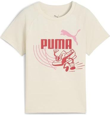 PUMA - Little Runners - T-shirt - Groen - Katoen