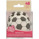FunCakes Baking Cups Soccer: Perfect Voor Voetbal Cupcakes, Cupcakes En Meer, Taart Decoratie, Pk/48