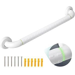 EMKE Handgrepen voor senioren, wc-greep, antislip, 50 cm, douchehouder met lichtringen, douche-handgrepen voor badkamer of badkuip, handgreep toilet