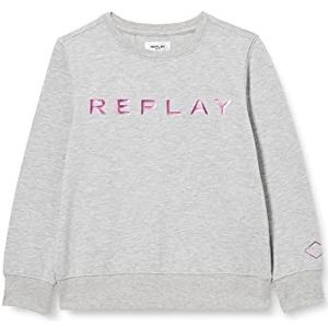 Replay Sweatshirt voor jongens, M04 grijs melange., 4 Jaar