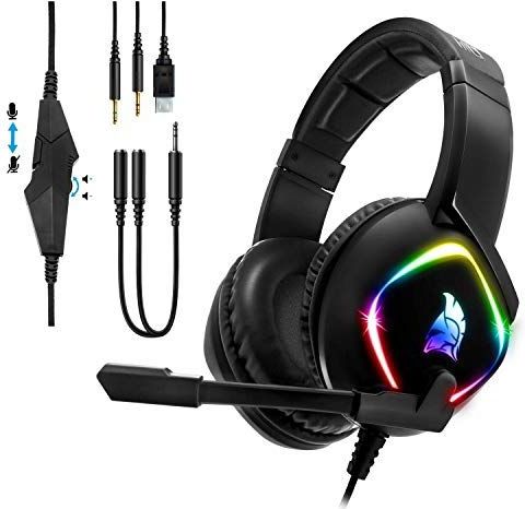 EMPIRE GAMING - Dark Rainbow G-HD10 Headset - Multiplatform - Zwart - High Definition Stereo - Flexibele Microfoon