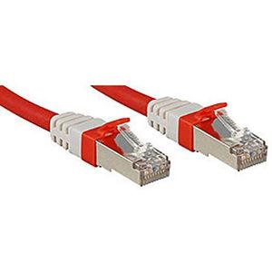 LINDY 45385 1m Cat.6A S/FTP LSZH netwerkkabel, rood