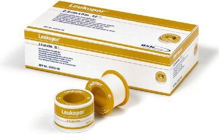 Leukopor - Hechtpleister - Wit - Non-woven Polyester/Viscose - 9,2m x 5cm