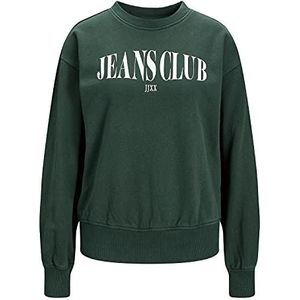 JACK & JONES dames Sweater Jjxx Jxbeatrice Ls Loose Vint Sweat Noos,Sycamore/detail: helder wit print Cali 10,L