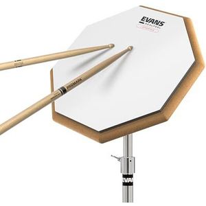 Evans RealFeel Attacktile Drumpad - Drum Oefenpad - UV gecoate oefenpad - 1-zijdig, Scholastic Kit - 25,5 cm