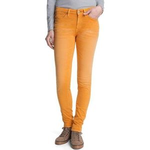 ESPRIT Damesjeans O8082 Skinny/Slim Fit (buis), normale tailleband, geel (Sunset Yellow Wash 773), 32W x 32L