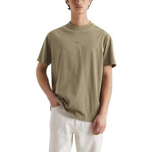 Marc O'Polo Denim T-shirt voor heren met ronde hals, relaxed fit, groen, S