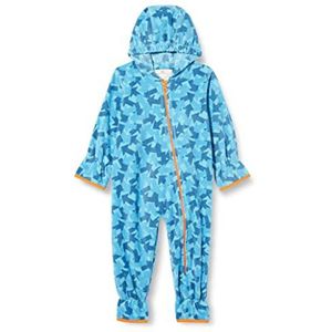 Playshoes Uniseks fleece overall voor kinderen met sterren, Pijlen, 68 cm