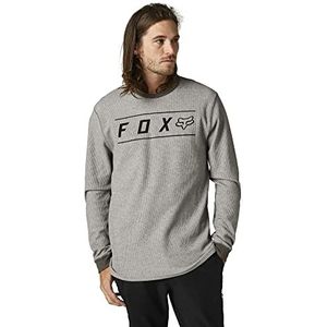 Fox Racing Pinnacle Thermoshirt met lange mouwen voor heren, Graphitgrau Meliert, S