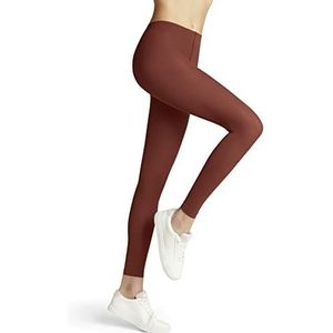 FALKE Dames Legging Pure Matt 50 DEN W LE Halfdoorzichtig eenkleurig 1 Paar, Bruin (Cayenne 5163) nieuw - milieuvriendelijk, S