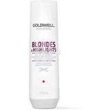 Goldwell Dualsenses Blondes & Highlights Anti-geelsteek shampoo voor blond en gestrengeld haar, 250 ml