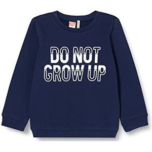 Koton Slogan bedrukt sweatshirt van katoen, trainingspak voor jongens, marineblauw (Na1), Size: 18/24 mesi
