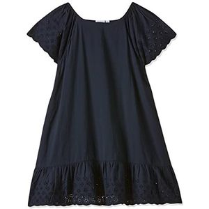 NAME IT Girl's NKFFIONA CAPSL Dress NOOS jurk, Dark Sapphire, 140, Dark Sapphire, 140 cm