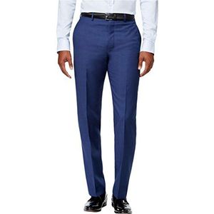 Calvin Klein Slim Fit pak voor heren scheidt, Blauwe Broek, 50