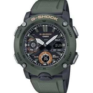 CASIO Unisex volwassenen analoog - digitaal kwartshorloge, groen, Sport