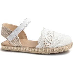 Pablosky Jute 610501, sandalen, Wit, 24 EU