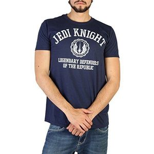 Star Wars Heren Jedi Knight Collegiate T-shirt, Blauw (marine marine), M