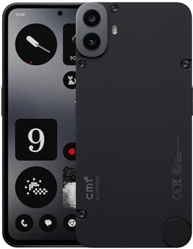 CMF - Phone 1 - Smartphone - Zwart - 8+128GB - 50 MP Camera - 6,67” AMOLED