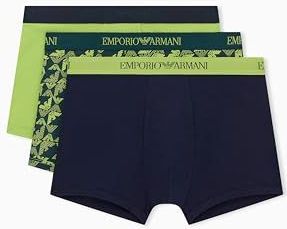 Emporio Armani - Pure Cotton Trunk - Boxershorts - 3 Eenheden