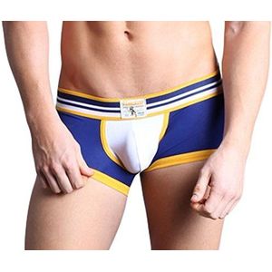 Timoteo Rugby Lace-Up Soccer Jock - wit/blauw - XL, 1 x 1 stuk