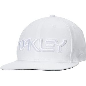 Oakley Mark Ii Novelty Snap-Back Pet voor heren, Wit/Wit, Eén Maat