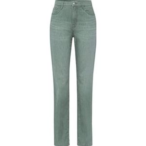 BRAX Dames Style Carola Blue Planet: Duurzame Five-Pocket Jeans, Used Mint Green., 25W / 34L