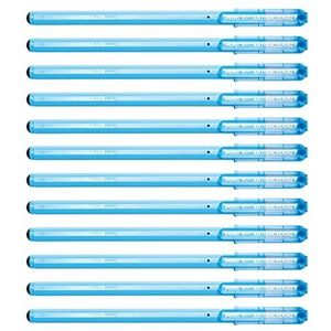 Pentel BK77AB Superb Antibacterial + antibacteriële balpen volgens Europese normen, 0,7 mm zwart, 12 stuks