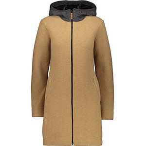 CMP Dames wollen parka met capuchon vaste jas dames
