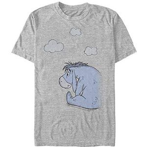 Disney Winnie The Pooh - Cloudy Eeyore Unisex Crew neck T-Shirt Melange grey 2XL