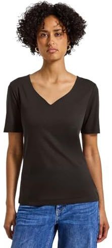 STREET ONE - T-shirt - Deep roast brown - Hartvormige Halslijn