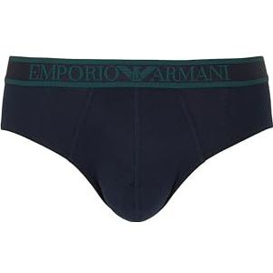 EMPORIO ARMANI Stretch Piquet Slip voor heren, blauw, S, Blauw, S