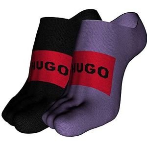 HUGO Heren 2P LowCut Label COL Invisible_Socks, Open Purple564, 43-46, Open Purple564, 43/46 NL