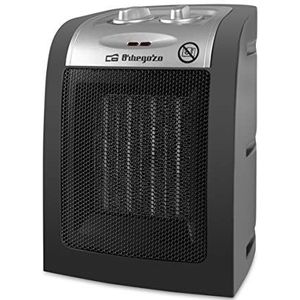 Orbegozo CR 5017 Keramische verwarming, regelbare thermostaat, oververhittingsbeveiliging, kantelbeveiliging, 1500 W, zwart