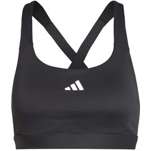 adidas Dames Tlrdreact Training Hoge Ondersteuning BH Sportbeha, SAB Zwart