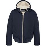 SCHOTT - BLUSTER2 - Windjack - Marineblauw - Polyester met Sherpa Voering