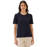 Urban - Shirt - Donkerblauw - Katoen - Ronde Hals - Halve Mouwen