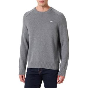 GANT - Trui - Donkergrijs - Knitwear - Lange Mouw