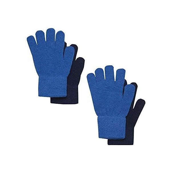 Accessoires Handschoenen Vingerhandschoenen Vingerandschoenen blauw casual uitstraling
