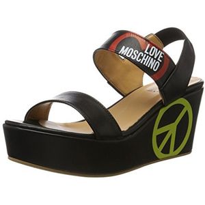 Love Moschino JA1611, Wedge Platform Sandalen voor dames 18 EU