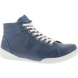 Andrea Conti Vetersneakers voor dames, jeans, 44 EU