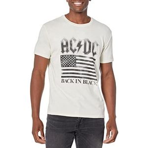 Lucky Brand Heren ACDC vlag grafische T-shirt, fluisterwit, medium, Whisper Wit, M