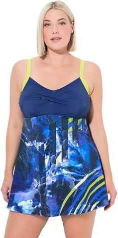 Ulla Popken - Badpakjurk - Indigo - Full Cup - Met Beugel