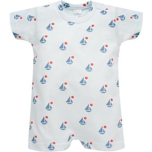 Pinokio Babyjongens Ropmer Underwear, Blue Sailboats Sailor, 86 cm